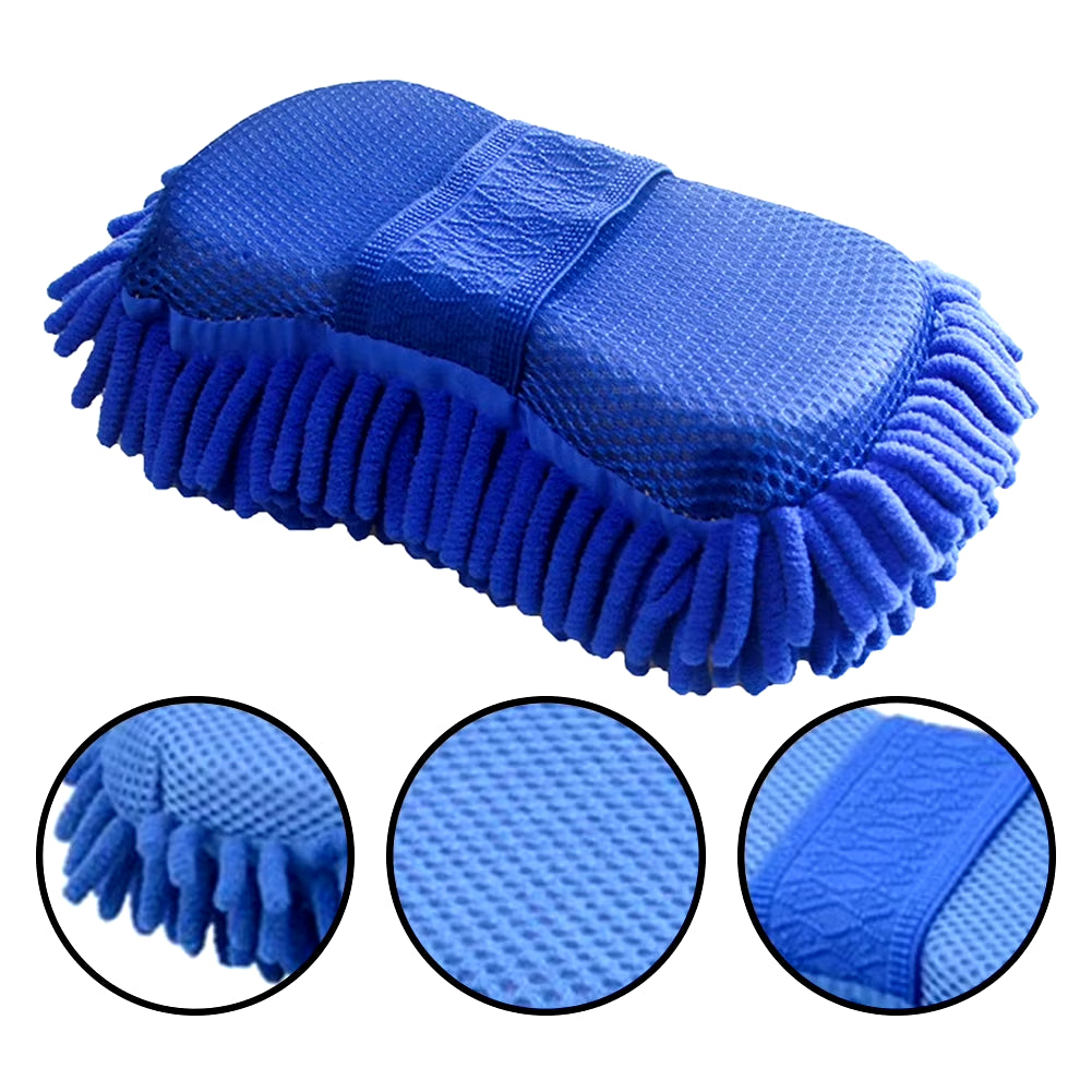 Car Wash Microfiber Chenille Car Wash Sponge Care Washing Brush Pad Washing Towel Auto Gloves Styling Accessories Gadget